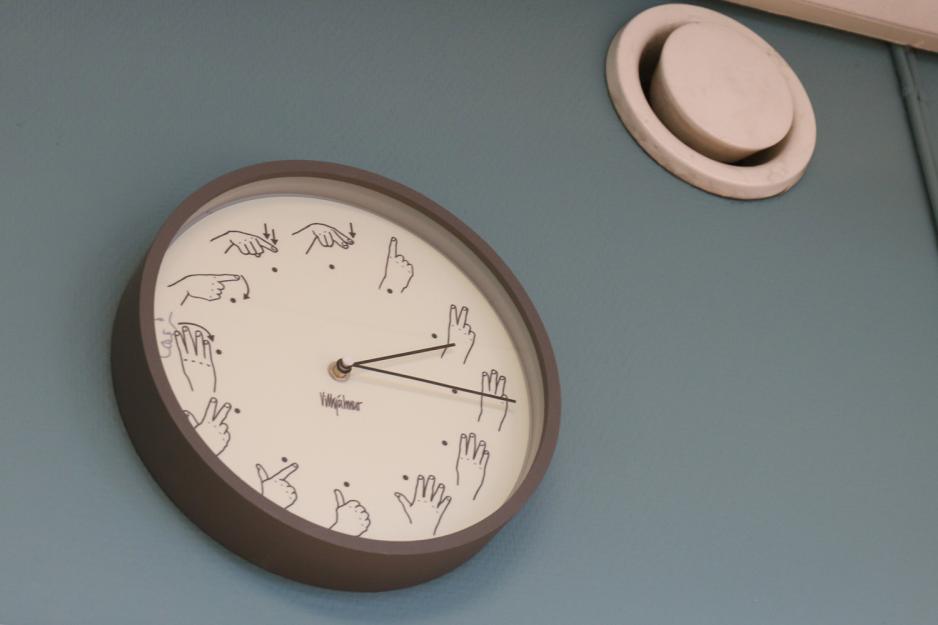 Alle tallene p&aring; klokka viser tegnspr&aring;k