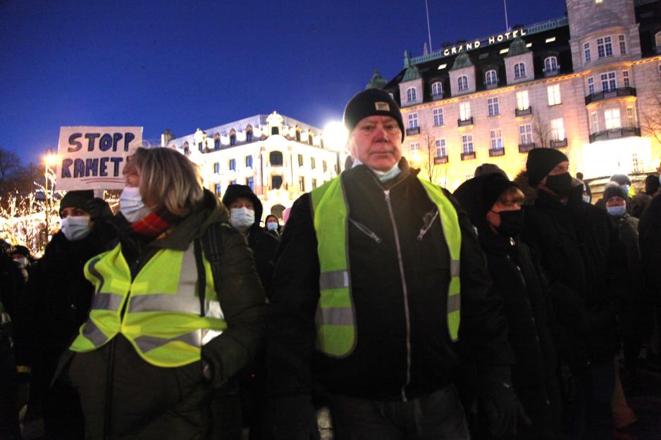 Trond M&oslash;rch p&aring; Eidsvoll plass