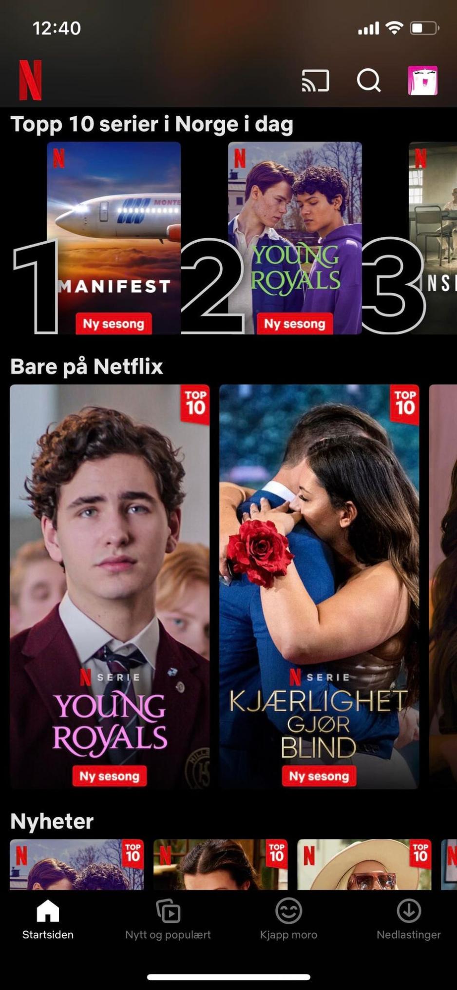 Young Royals p&aring; topplisten