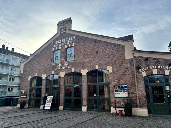 Dukketeateret p&aring; Torshov, Trikkestallen. Murbygning