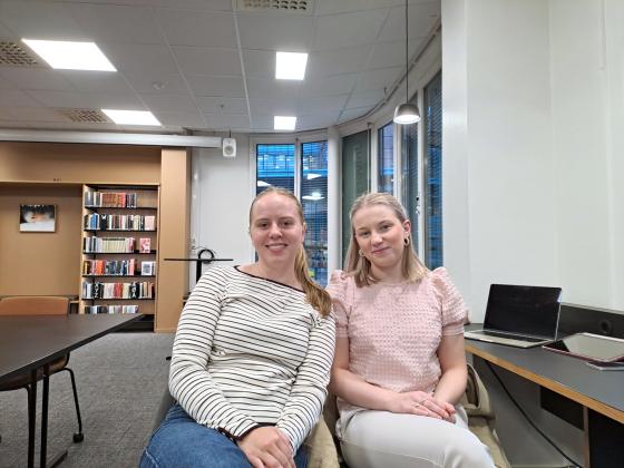 To studenter p&aring; Oslomet