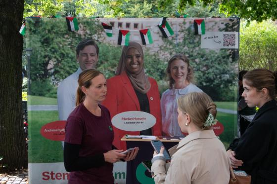 Portrett av Susanna Mattsson (frivillig for SV)