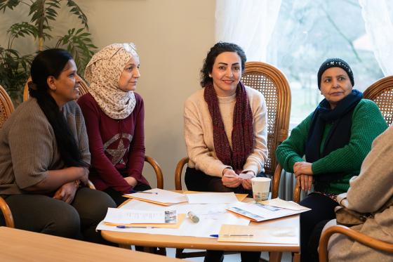 Deltakere på frihetsworkshop på trosterud
