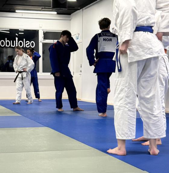 Oslo judoklubbs trening før NM 