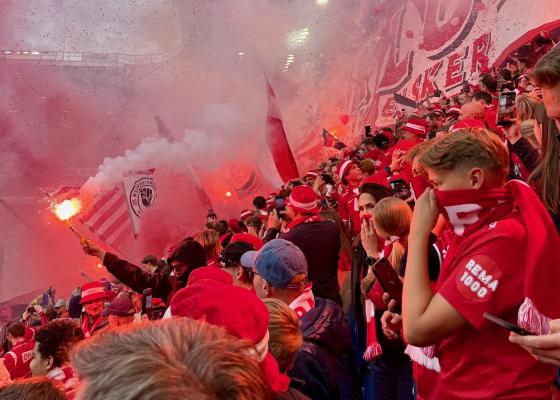 Brann-fans på cupfinalen