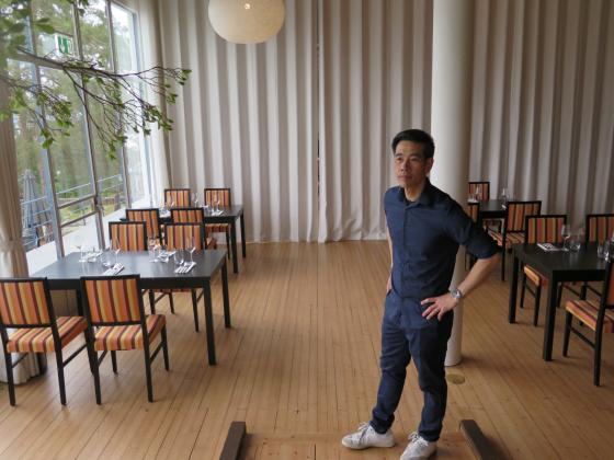 Giang Doan i restauranten.