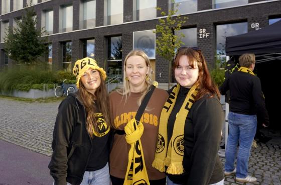 Kampklare Bodø/Glimt supportere.