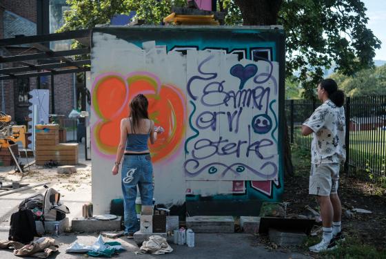 Grafitti, Gatekunst, tagging
