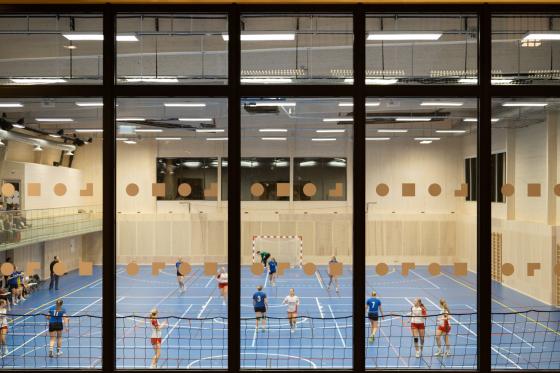 Korsvollhallen ny&aring;pnet 