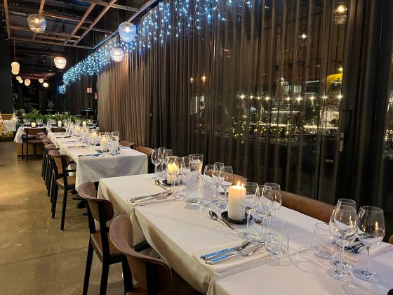 B&oslash;lgen og Moi p&aring; Tjuvholmen er en restaurant som er godt i gang med julebordsesongen.