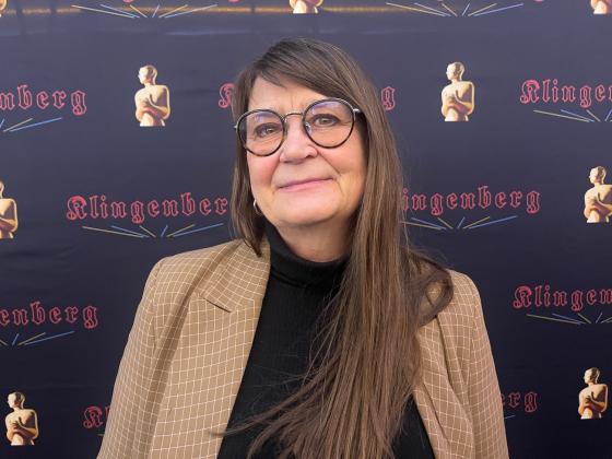 Dame p&aring; kinofest