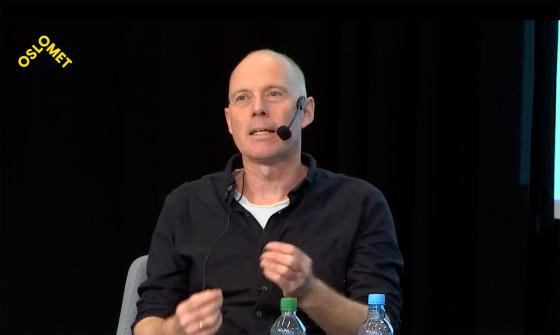 Geir Gulliksen holdt bokbad p&aring; OsloMet