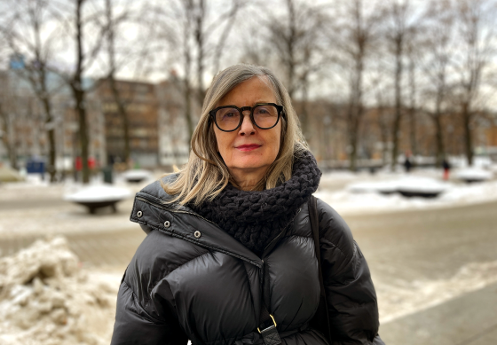 Gunn-Helen &Oslash;ye p&aring; Karl Johans Gate