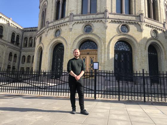 &Oslash;vsteg&aring;rd foran Stortinget