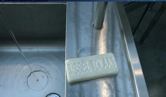 Et s&aring;pestykke med teksten Sissel Tolaas