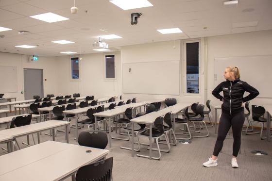 Rom Q1050 p&aring; OsloMet med Lise Marie Semb