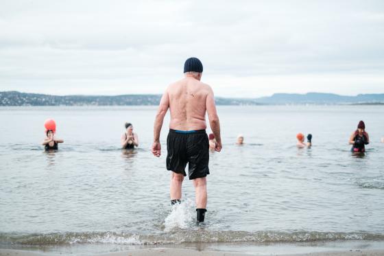 Lodmund S&oslash;holt sitt andre bad