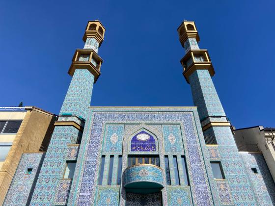 Stor, turkis mosk&eacute;