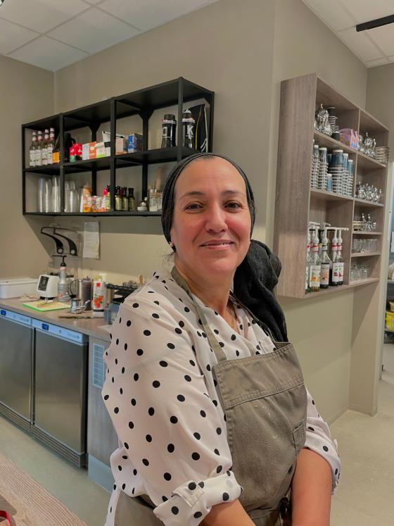 Nayat Abbous p&aring; Kulturkaf&eacute;en