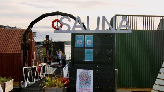 Innganspartiet p&aring; Oslo badstuforening avdeling Sukkerbiten 