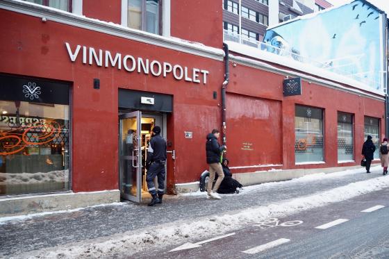 Vinmonopolet inngang