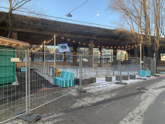 Sk&oslash;ytebane p&aring; Gr&oslash;nland, tom sk&oslash;ytebane, gr&oslash;nland, vinter