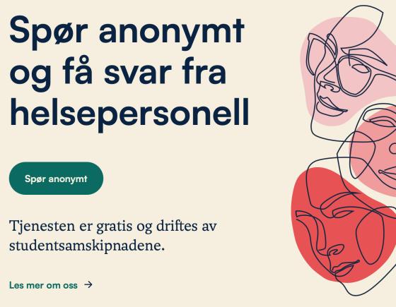 bildet viser skjermdump av studenter sp&oslash;r nettsiden
