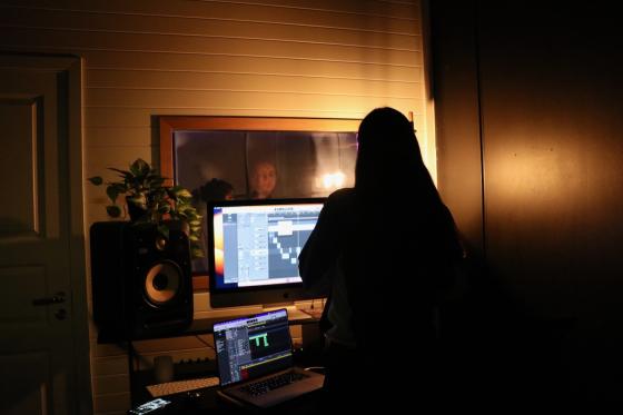 S&oslash;ndre Sound studio p&aring; Holmlia musikk