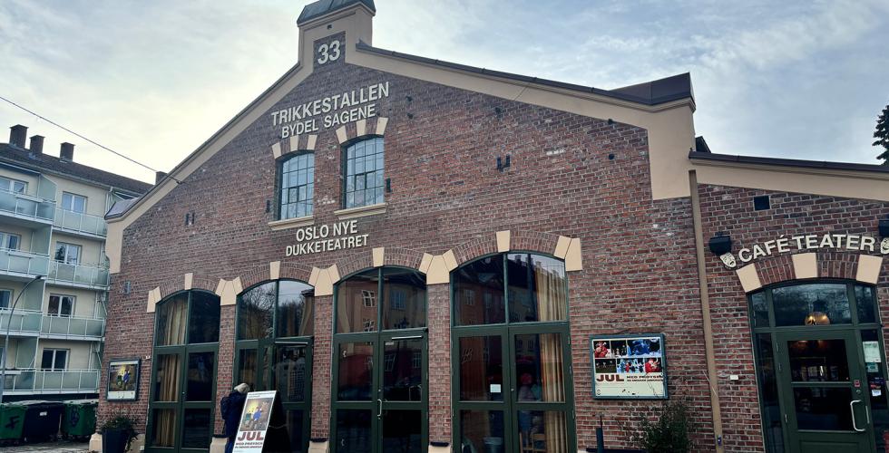 Dukketeateret p&aring; Torshov, Trikkestallen. Murbygning