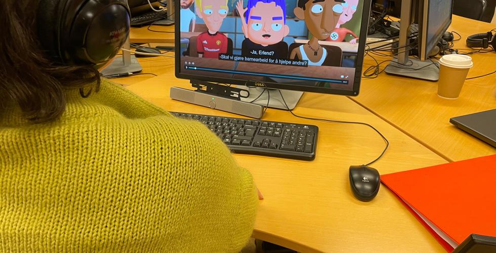 Noen ser p&aring; Helelrudsvingen