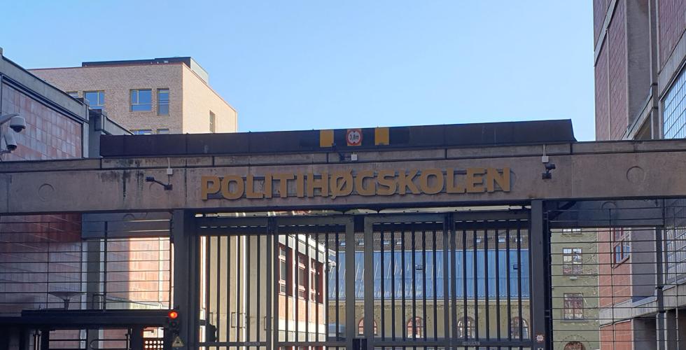 Inngangsparti til Politih&oslash;gskolen