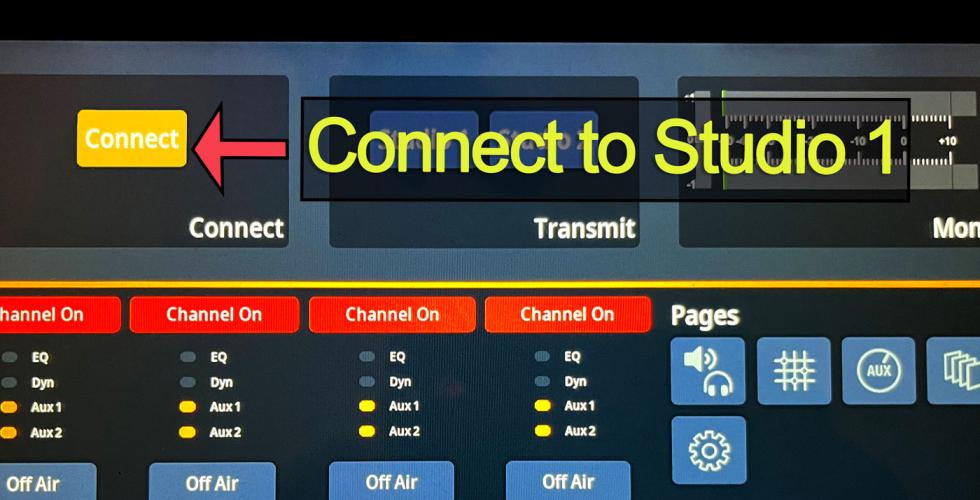 Connect to studio