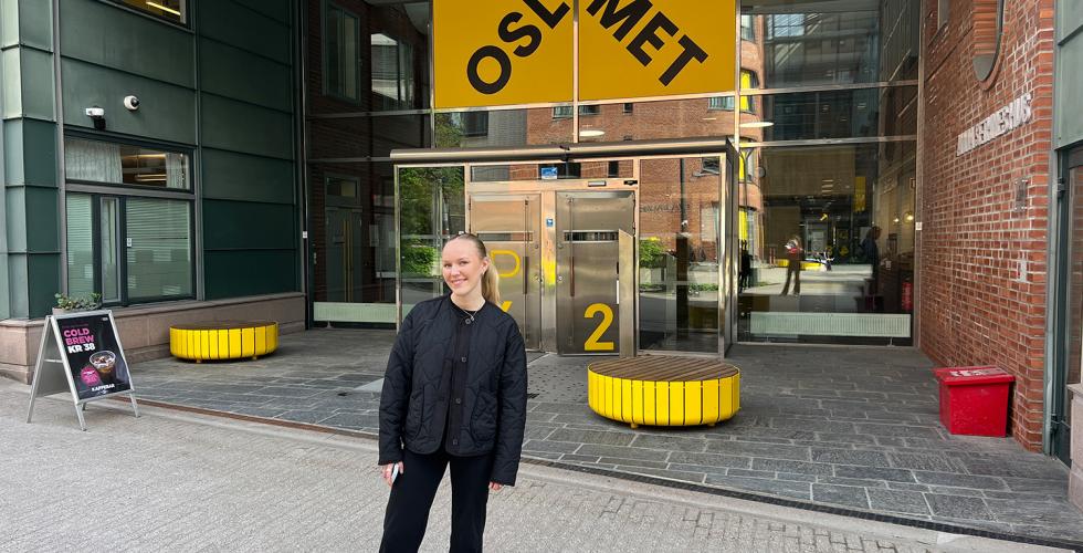 Julie Heggstad er student p&aring; OsloMet