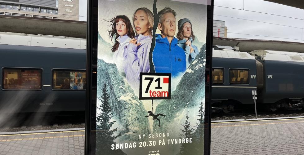 71 grader nord reklame