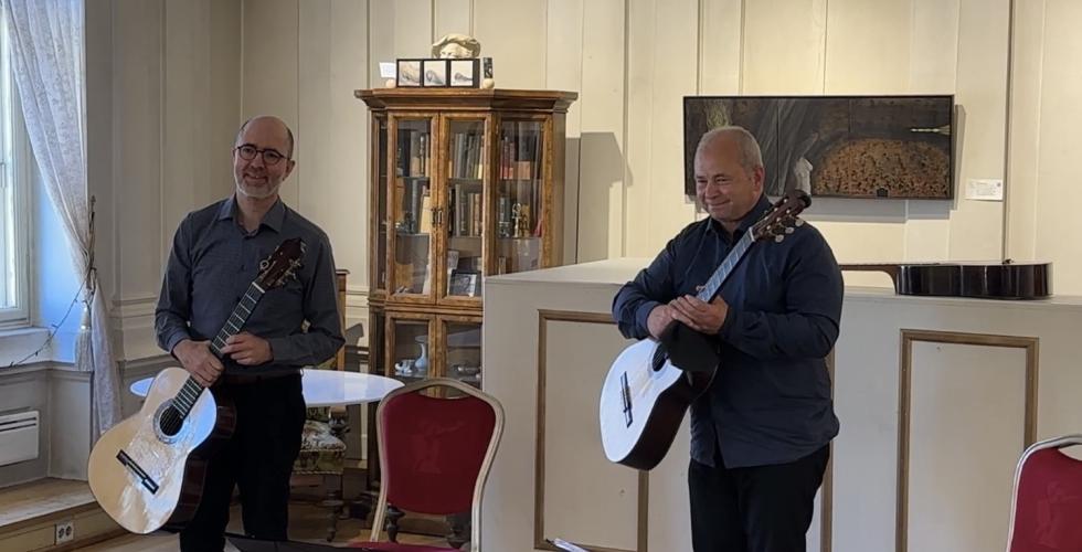 Gitaristene - Åsmund Stener Olsen og Vegard Lund