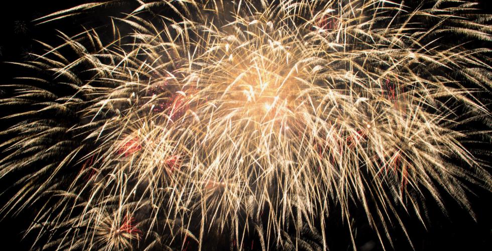 Raketter p&aring; himmelen