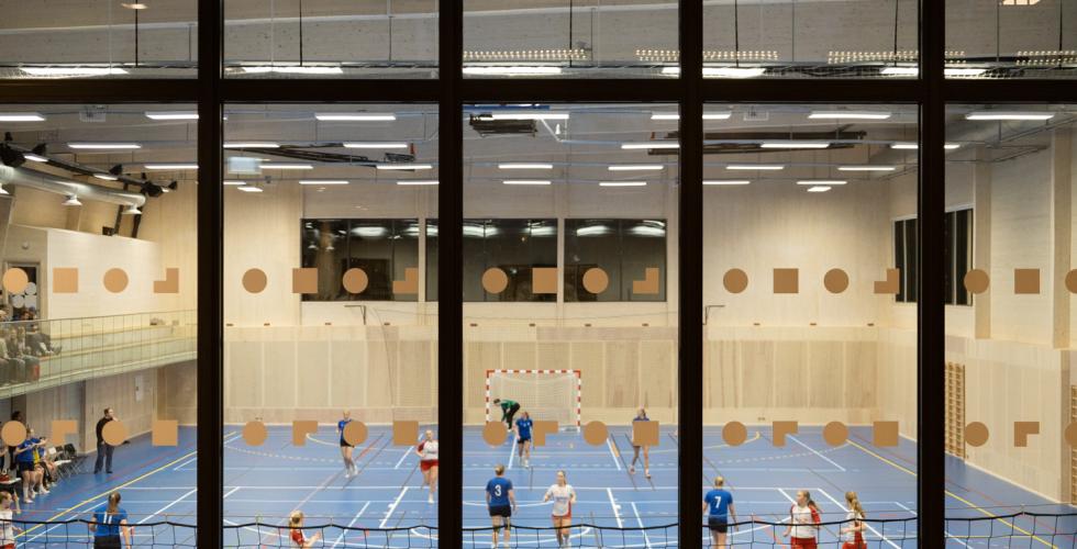 Korsvollhallen ny&aring;pnet 