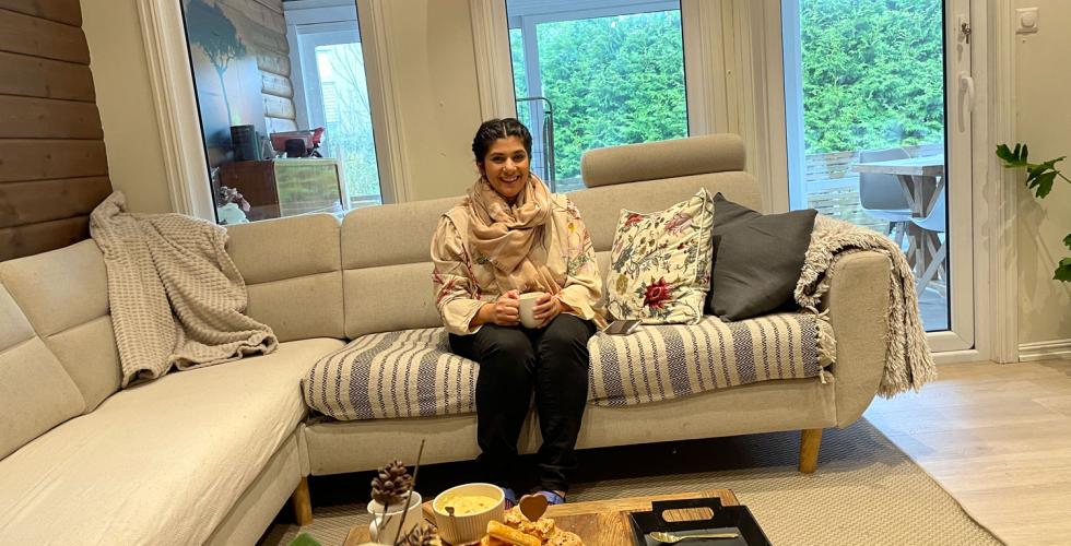 Aisha er lettet n&aring; som s&oslash;nnen er trygg 