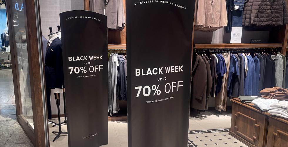 Black week skilt kj&oslash;pesenter CC Vest Volt