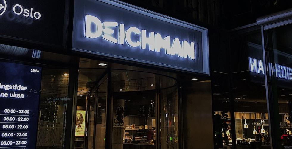 Utsiden av Deichman bibliotek i Bj&oslash;rvika