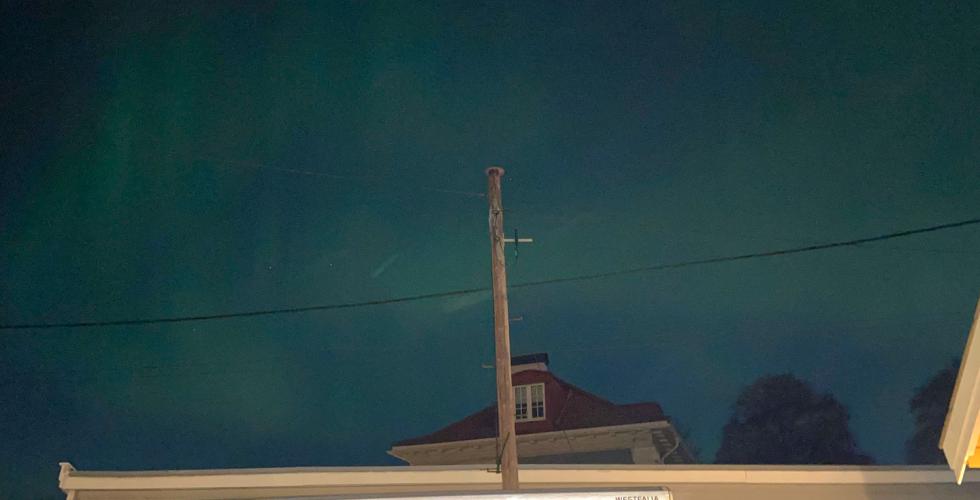 Nordlys p&aring; himmelen