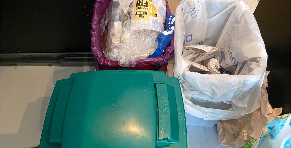 Bilde av kildesortering i hjemmet i Oslo